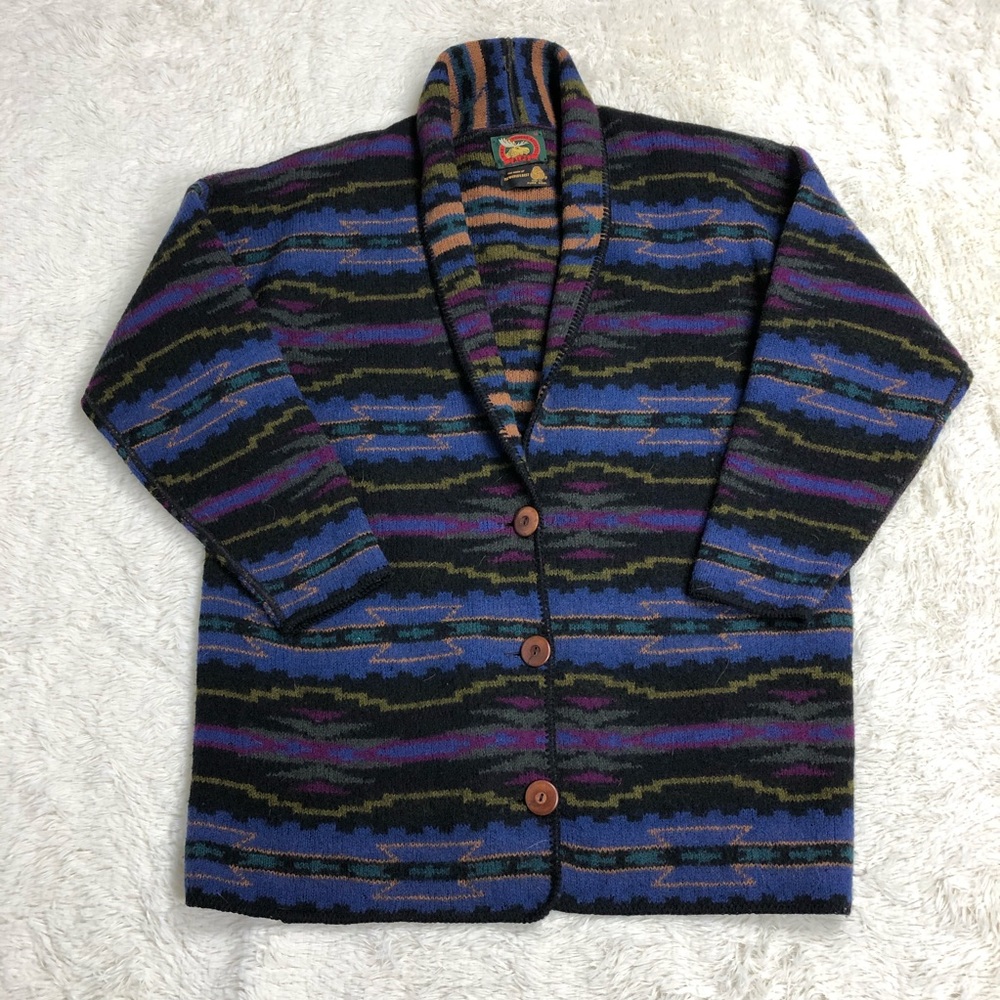 Striped Multicolor Cardigan Sweater